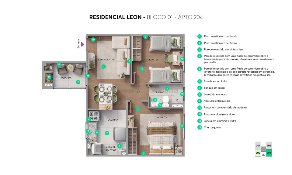 Imagens do imóveis Residencial Leon