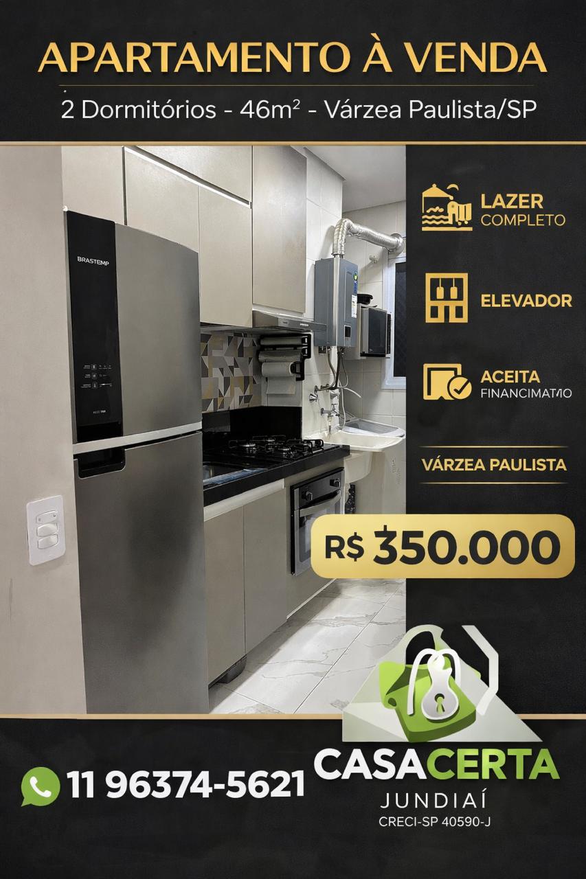 Imagens do imóveis Apartamento Novo à Venda em Várzea Paulista – 2 Dormitórios, Lazer e Ótima Localização!