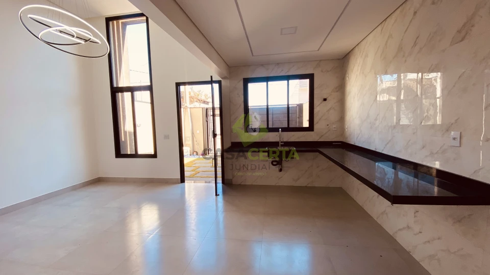 Casa Nova à Venda no Jardim Vale Verde – Jundiaí/SP | Próxima à Rodovia Anhanguera