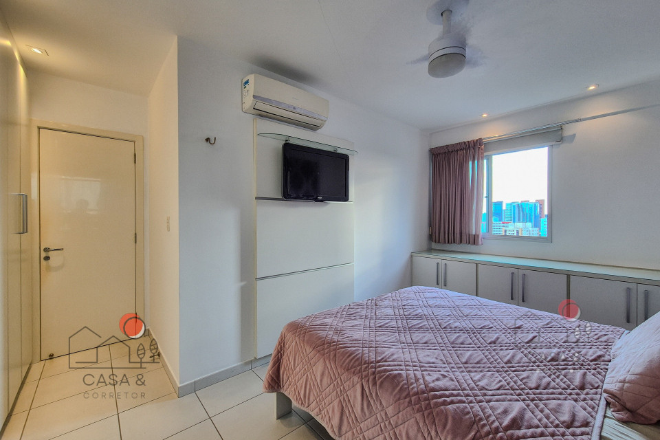 Imagens do imóveis Apartamento 3 suíte à venda em Nossa Senhora das Graças, Manaus-AM; Com modulados e ar, andar alto;