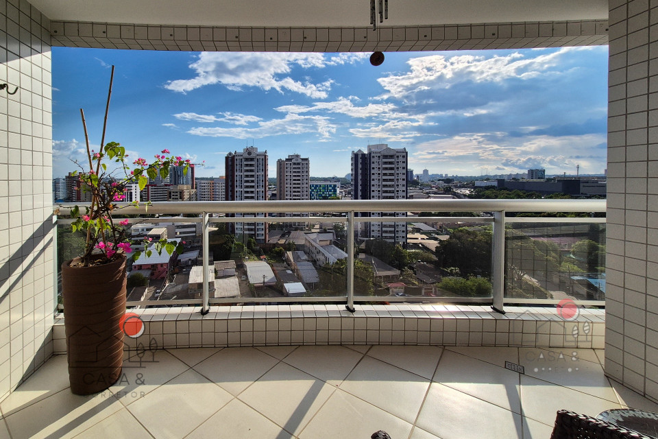 Imagens do imóveis Apartamento 3 suíte à venda em Nossa Senhora das Graças, Manaus-AM; Com modulados e ar, andar alto;