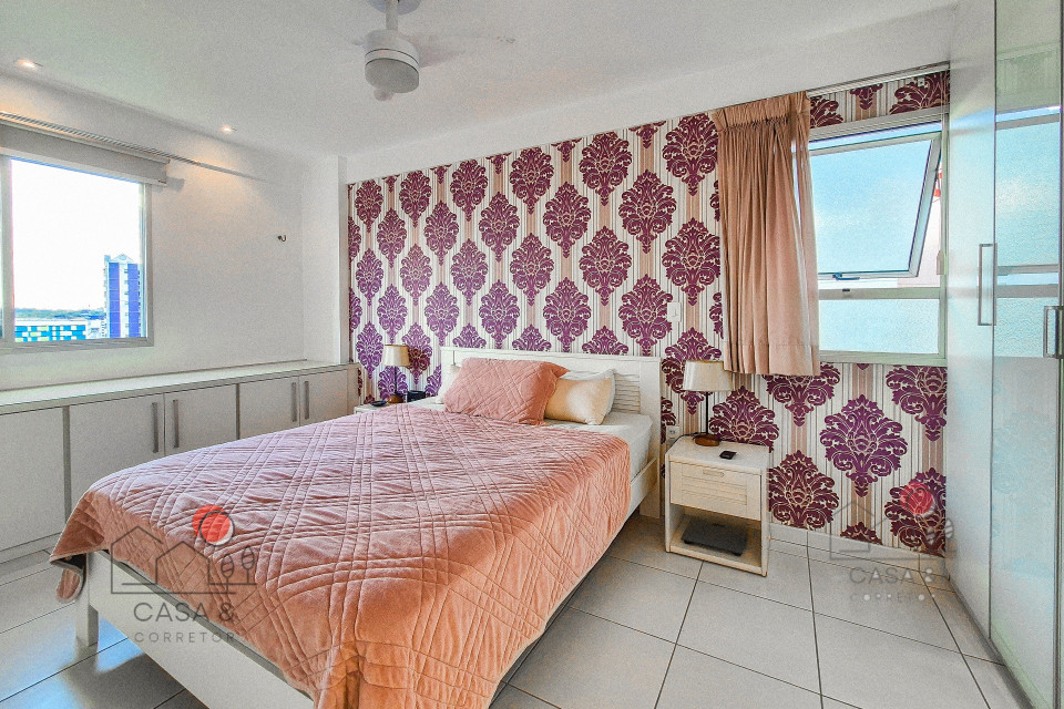 Imagens do imóveis Apartamento 3 suíte à venda em Nossa Senhora das Graças, Manaus-AM; Com modulados e ar, andar alto;