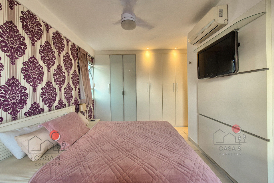 Imagens do imóveis Apartamento 3 suíte à venda em Nossa Senhora das Graças, Manaus-AM; Com modulados e ar, andar alto;
