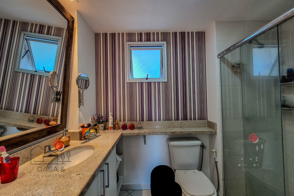 Imagens do imóveis Apartamento 3 suíte à venda em Nossa Senhora das Graças, Manaus-AM; Com modulados e ar, andar alto;