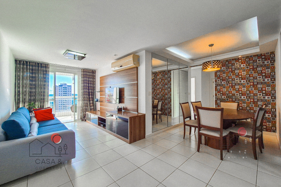 Imagens do imóveis Apartamento 3 suíte à venda em Nossa Senhora das Graças, Manaus-AM; Com modulados e ar, andar alto;