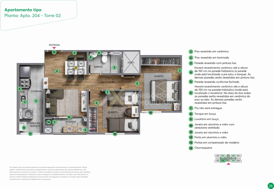 Imagens do imóveis Apartamento Na Planta À Venda Residencial La Roche Londrina