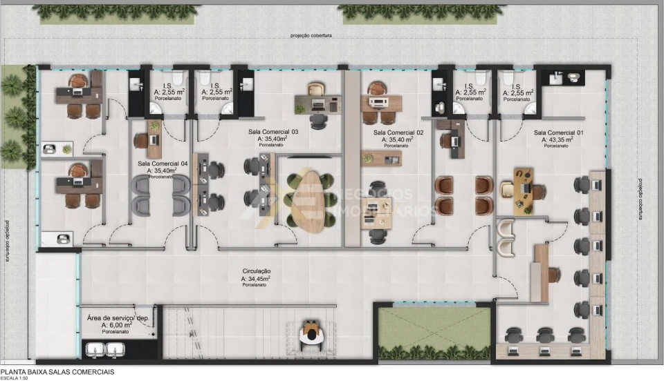 Imagens do imóveis Sala 2 Comercial pra alugar em Cambé