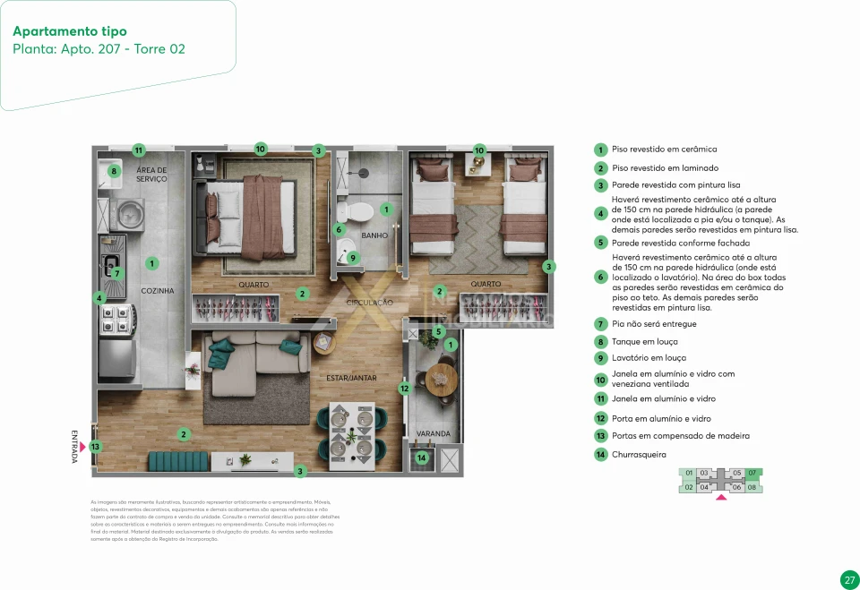 Imagens do imóveis Apartamento Na Planta À Venda Residencial La Roche Londrina
