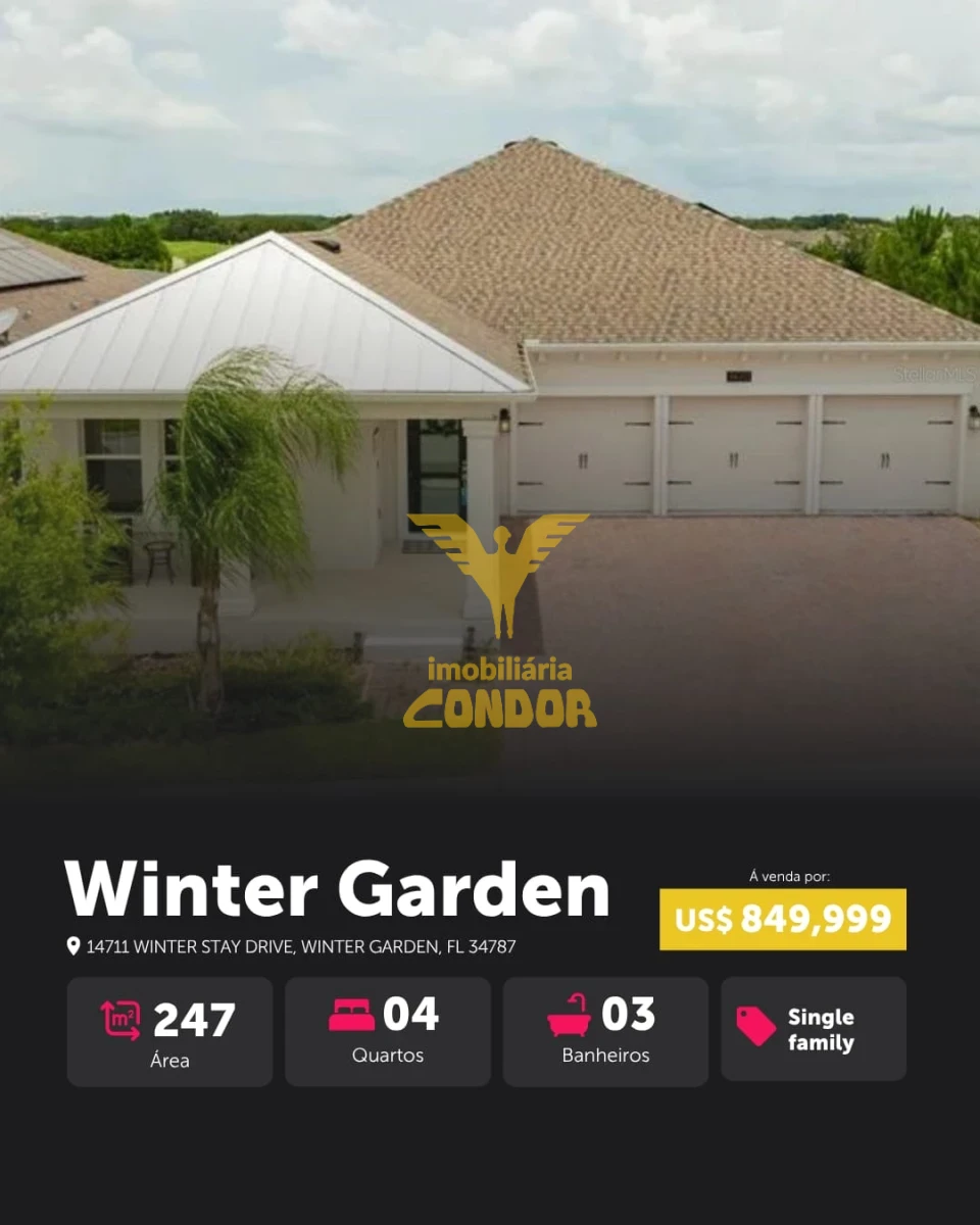 SINGLE -HOUSE -  WINTER  GARDEN