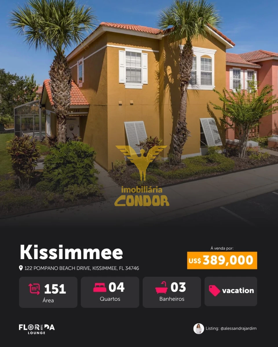 TOWNHOLMES  - KISSIMMEE - FLORIDA - ORLANDO - EUA