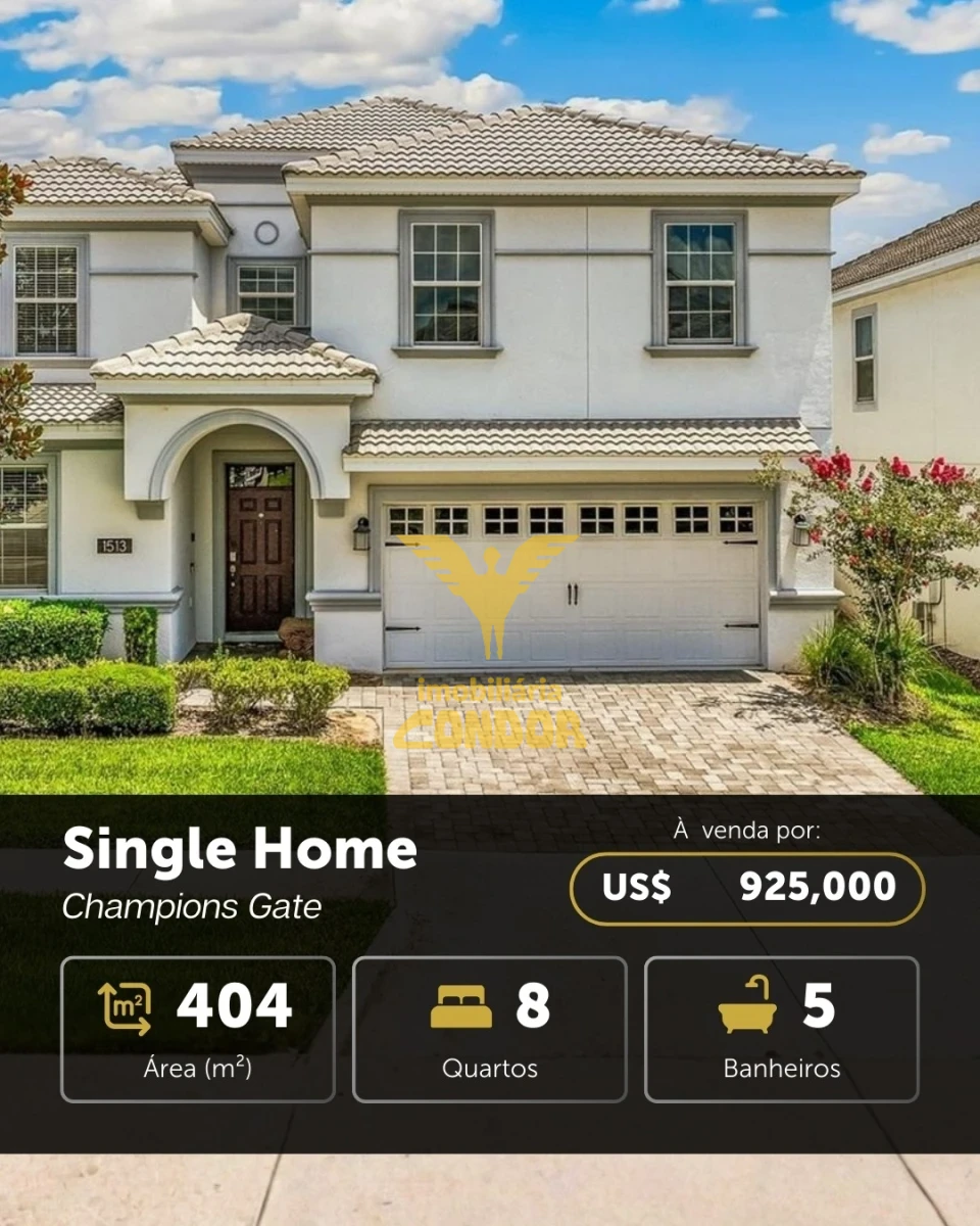 SINGLE HOME  CHAMPIONS GATE - DAVENPORT - FL