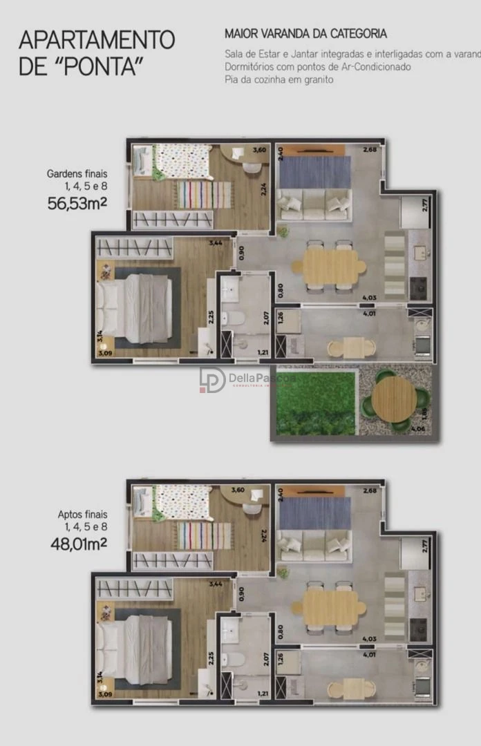 Apartamento 1 quarto à venda em Jardim Residencial Veneza, Indaiatuba — Harmonia Residencial - foto 13