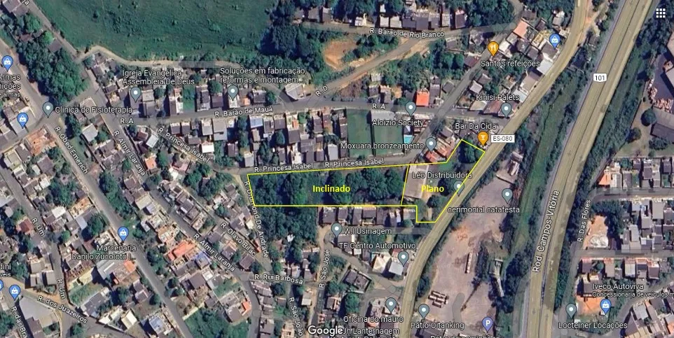 Terreno | Venda | Tabajara Área muito comercial à frente da Rodovia em Cariacica
