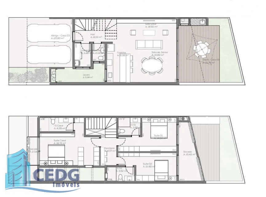 Casa de Condomínio, 3 quartos - Foto 12