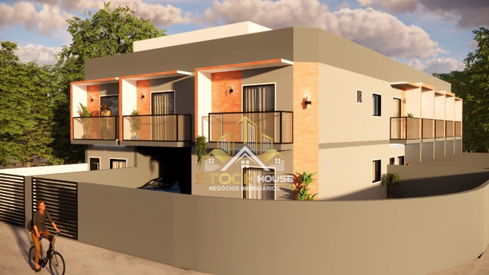 Imagens do imóveis SOBRADO GEMINADO NOVO, 1 SUÍTE + 2 QUARTOS, A VENDA EM JOINVILLE