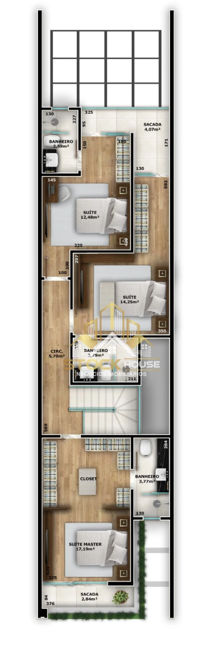 EXCEPCIONAL SOBRADO GEMINADO, 3 SUÍTES, A VENDA EM JOINVILLE