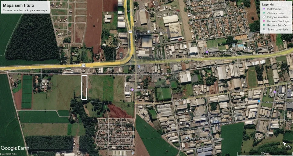 Terreno À Venda Parque Industrial Bandeirantes Maringá