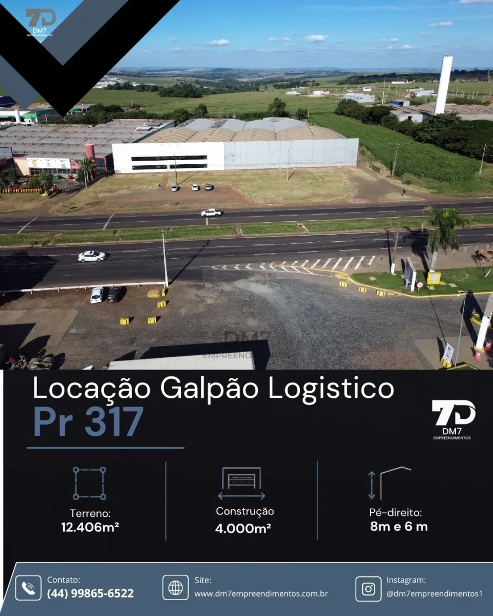 Comercial Para Alugar Parque Industrial Maringá