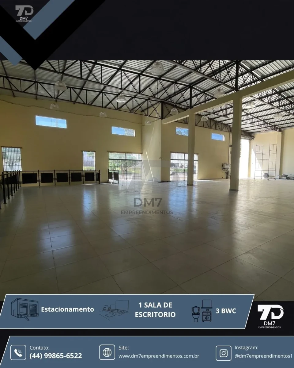 Imagens do imóveis Barracao comercial para Locacao no jd diamante em Maringa proximo do contorno norte