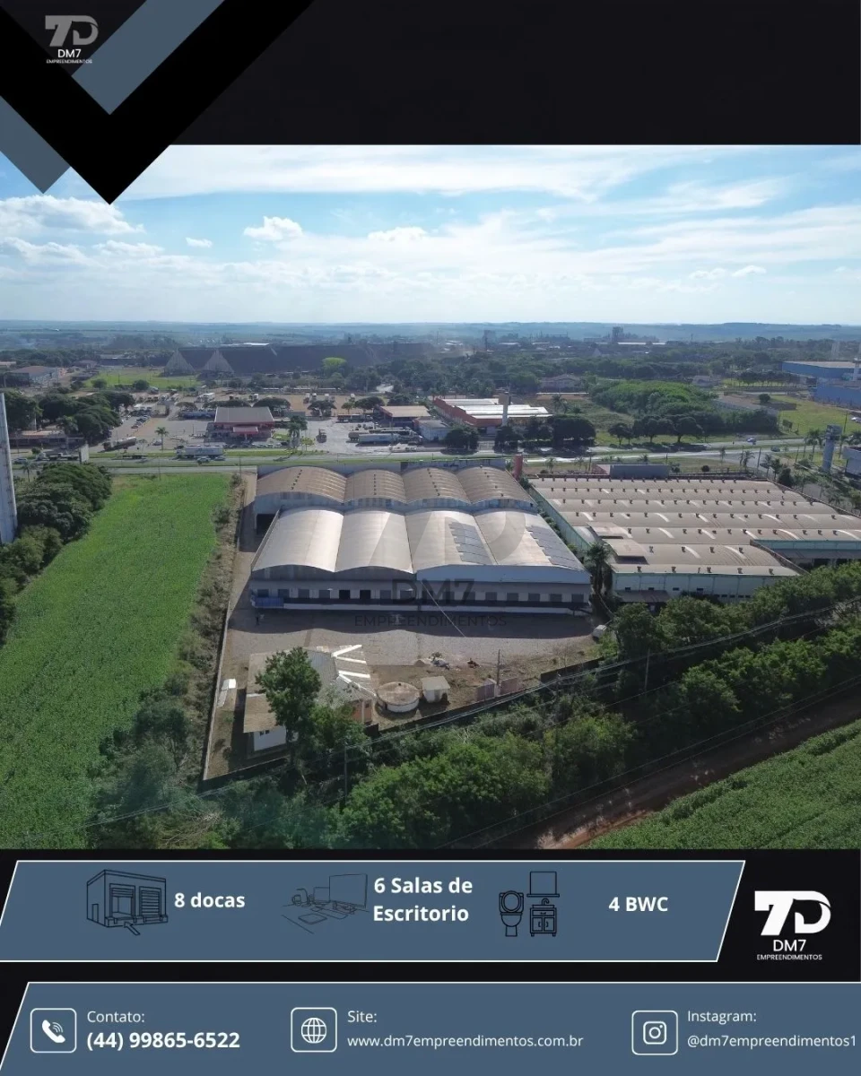 Comercial Para Alugar Parque Industrial Maringá