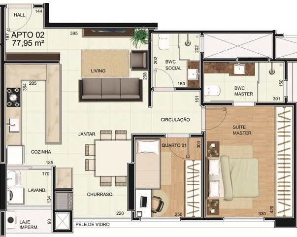 Venda APARTAMENTO ROLANDIA PR Brasil
