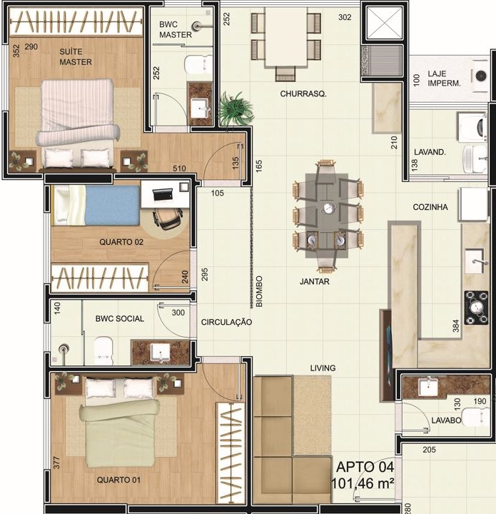 Venda APARTAMENTO ROLANDIA PR Brasil