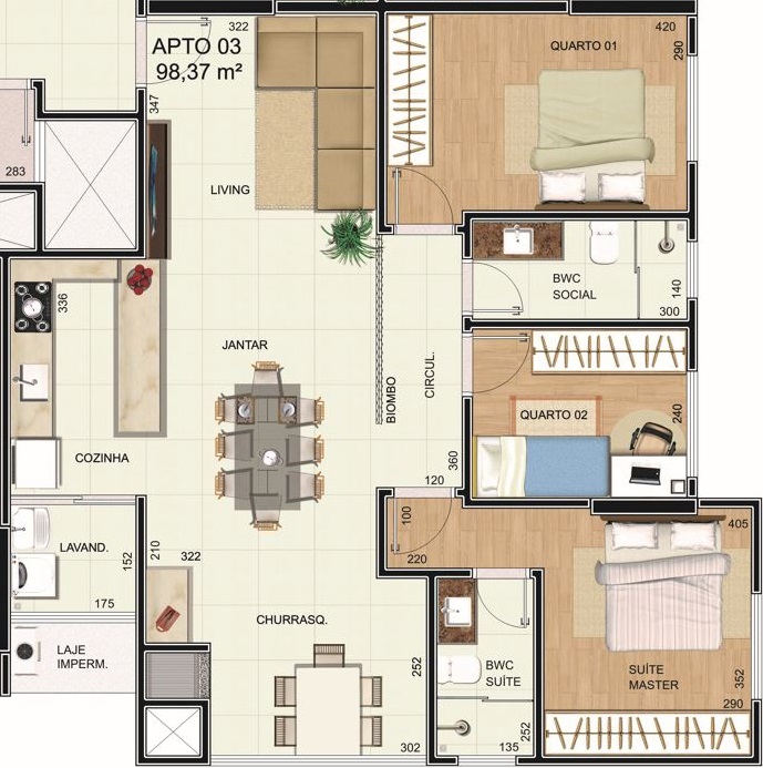 Venda APARTAMENTO ROLANDIA PR Brasil