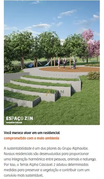 Imagens do imóveis Terreno em Condomínio Terras Alpha 2  - Sol da Manhã - Quadra O1