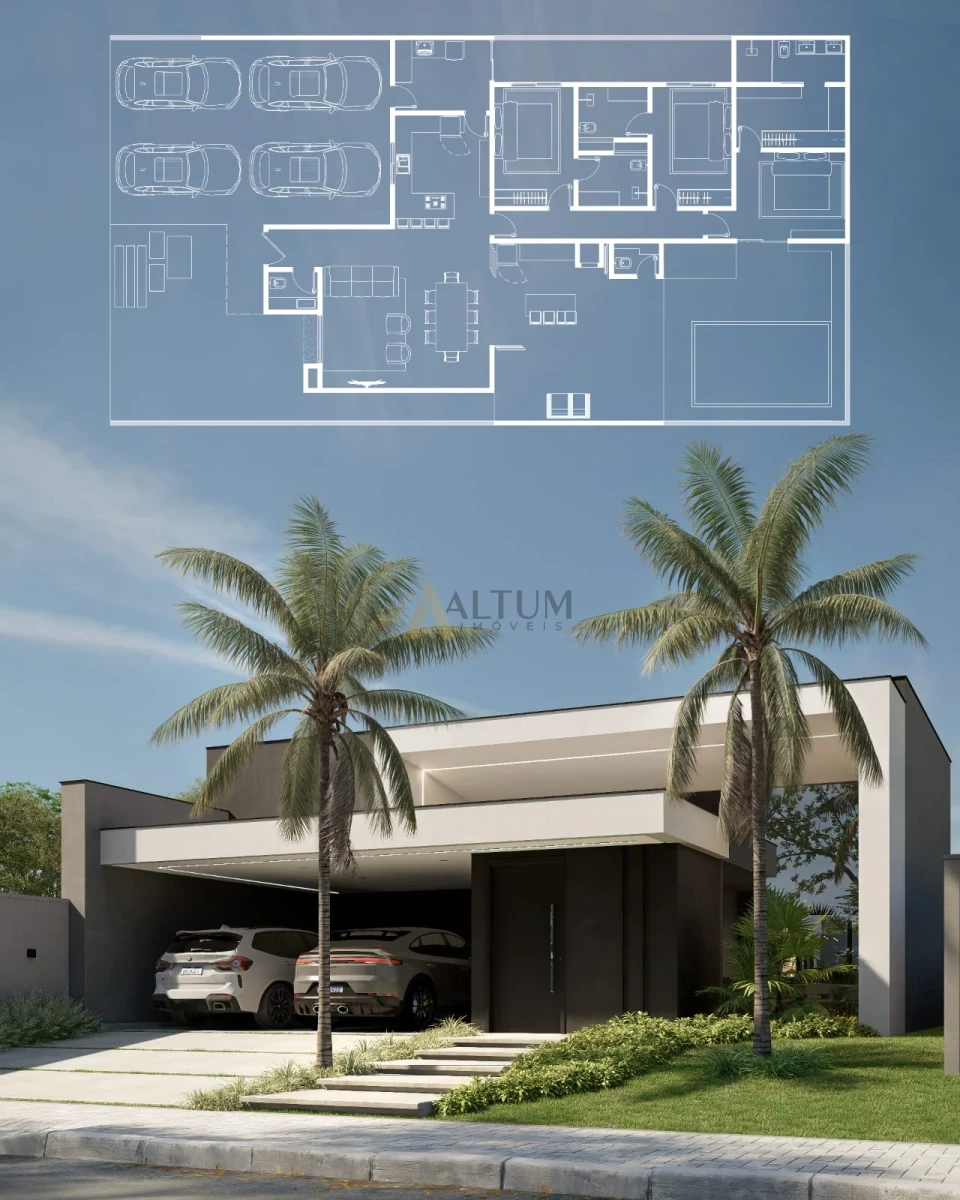 Imagens do imóveis Casa Térrea 3 suítes  Alto Padrão Tropical III