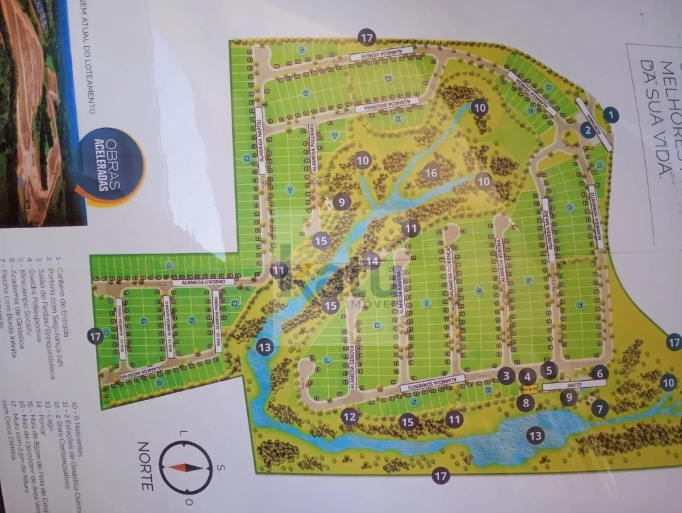 Imagens do imóveis Lote à venda com 362m² no Condomínio Villagio Azzure - Itupeva/SP