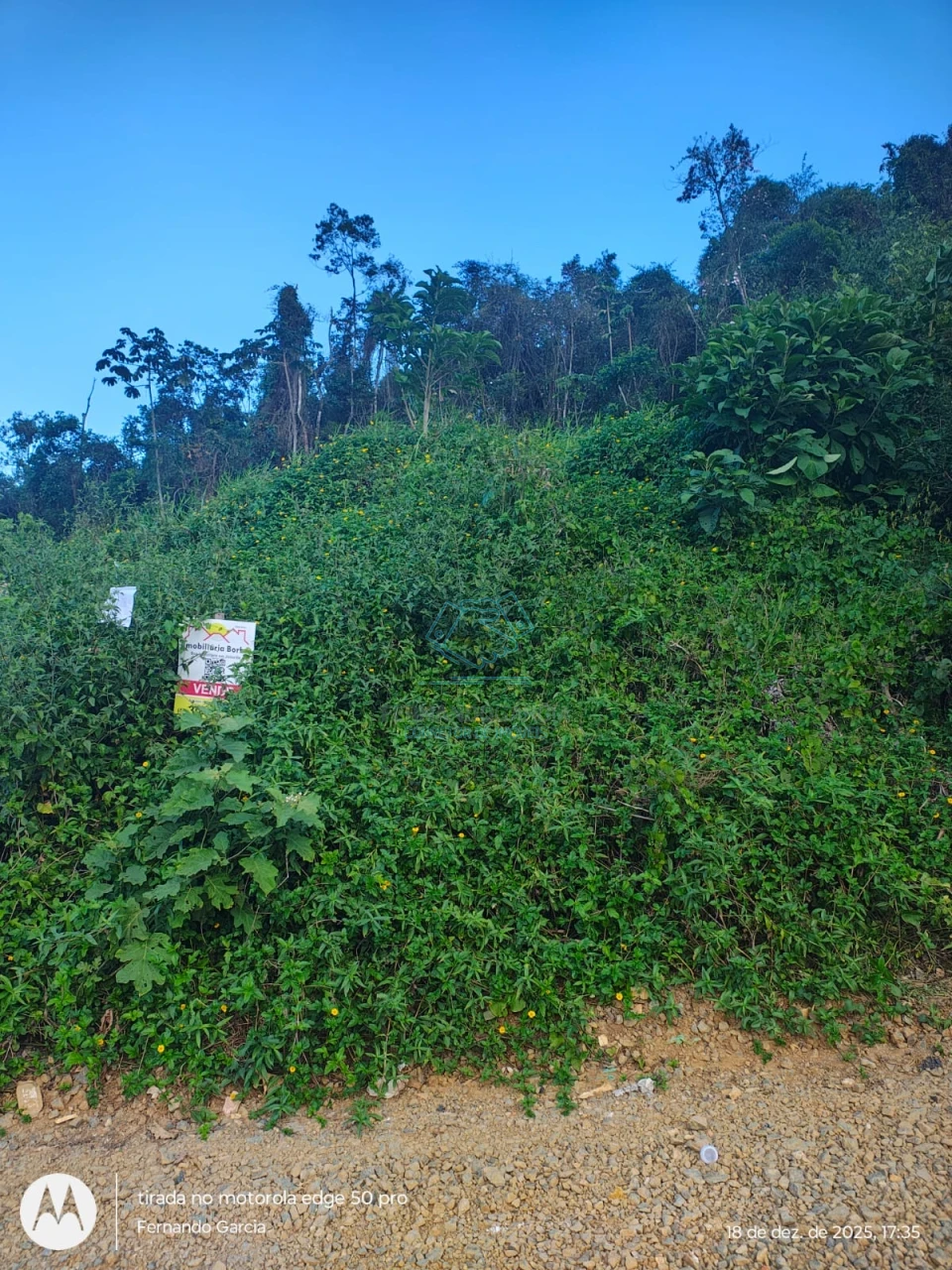 Terreno à venda – bairro boehmerwald aceita permuta no local