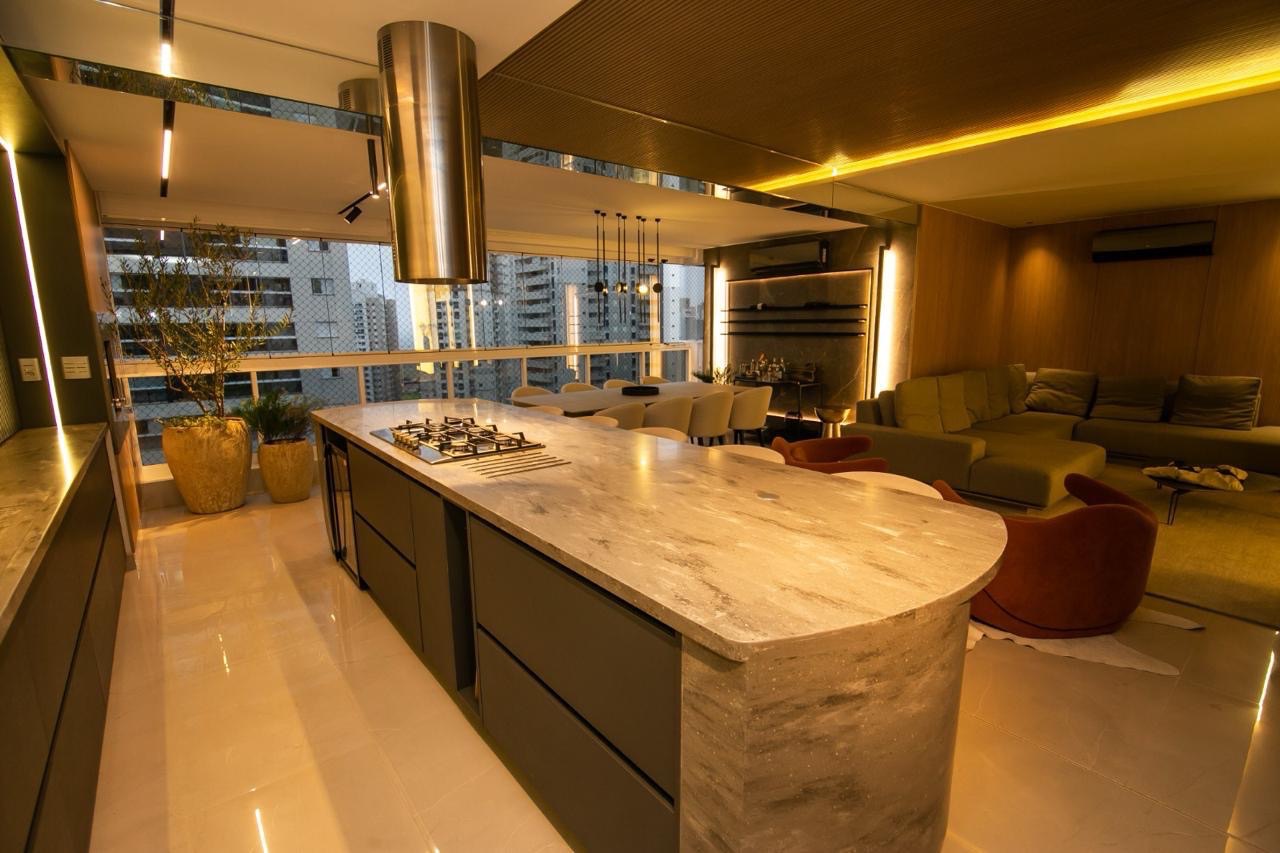 Apartamento a venda , Edifício Absoluto,  167m² úteis, 3 suites, todo planejado, andar alto, elevador privativo- Gleba Fazenda Palhano, Londrina,