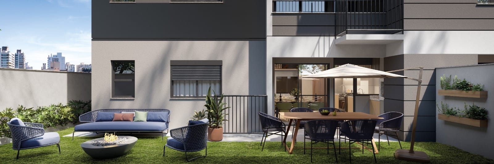 Apartamento na planta  à venda, Edifício Sensia Aurora,  50m² úteis, 02 quartos (1 suíte)  com sacada  - Aurora, Londrina, PR