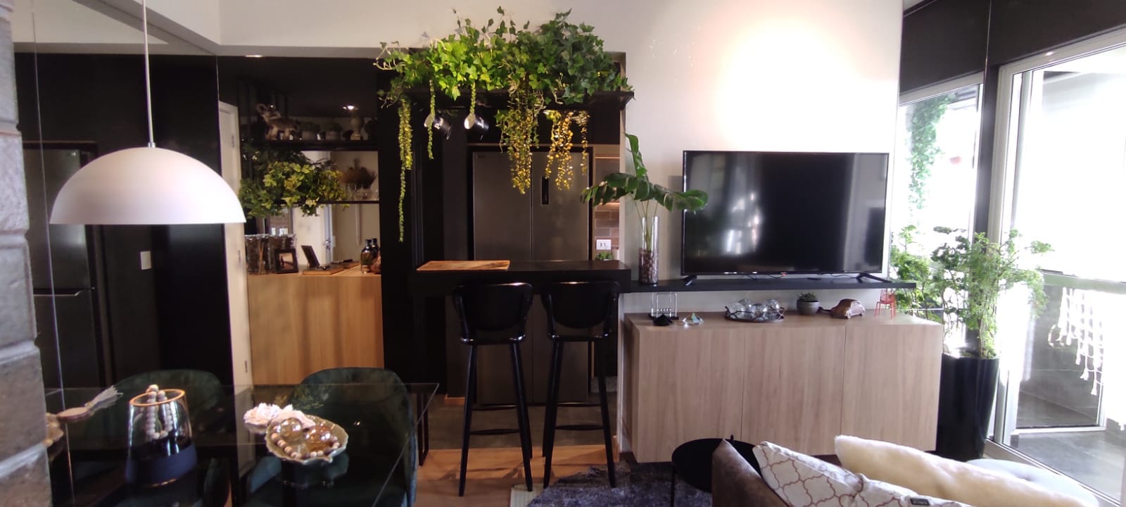 Apartamento a venda,Ed Sunset Faria Lima, 54m² úteis,2 quartos, móveis planejados, andar alto -  Gleba Fazenda Palhano, Londrina, PR