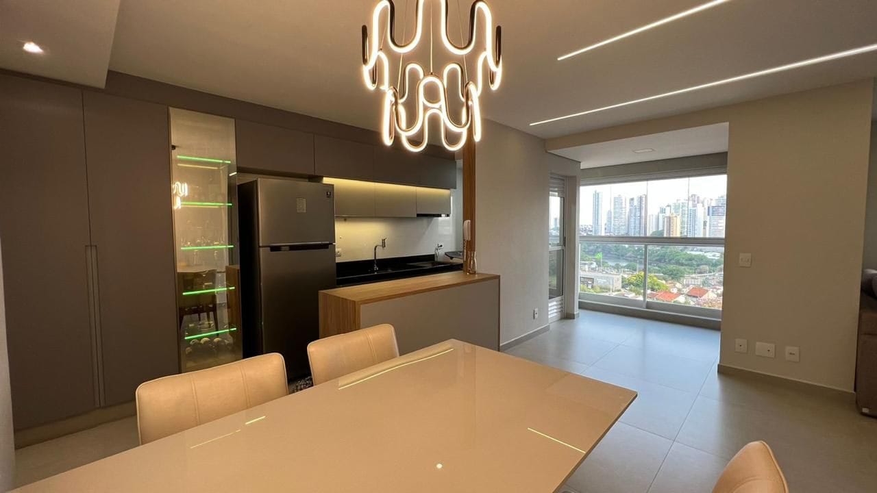 Apartamento à venda, Edifício Vista Parque, 2 quartos, sendo 1 suíte, ar condicionado, móveis planejados - Jardim Presidente, Londrina, PR