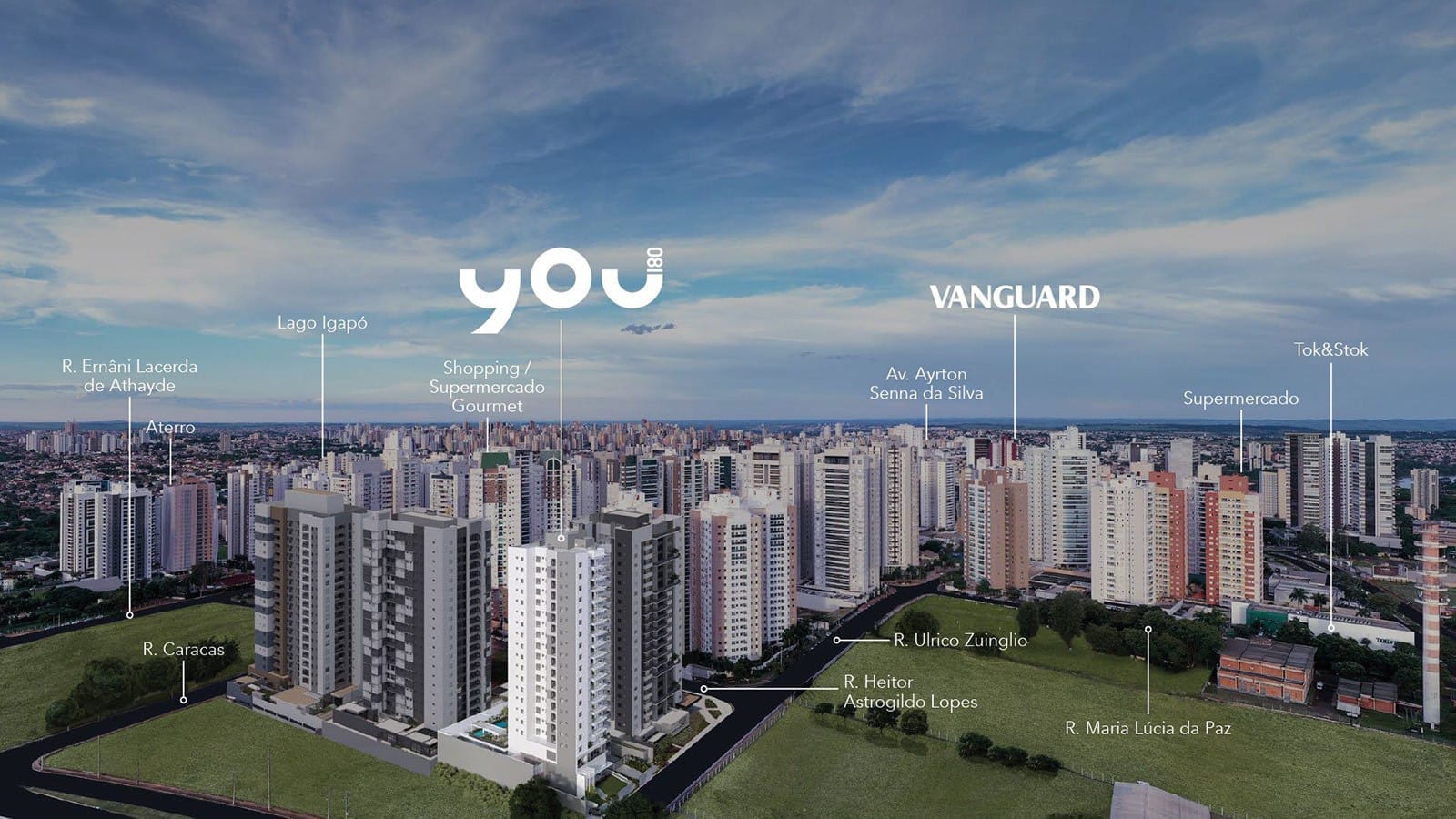 You 180 - Vanguard - Apartamento à venda 02 quartos (1 suíte), 85m² privativo/01 vaga - Gleba Palhano Londrina Pr- próximo Lago, shopping Aurora,
