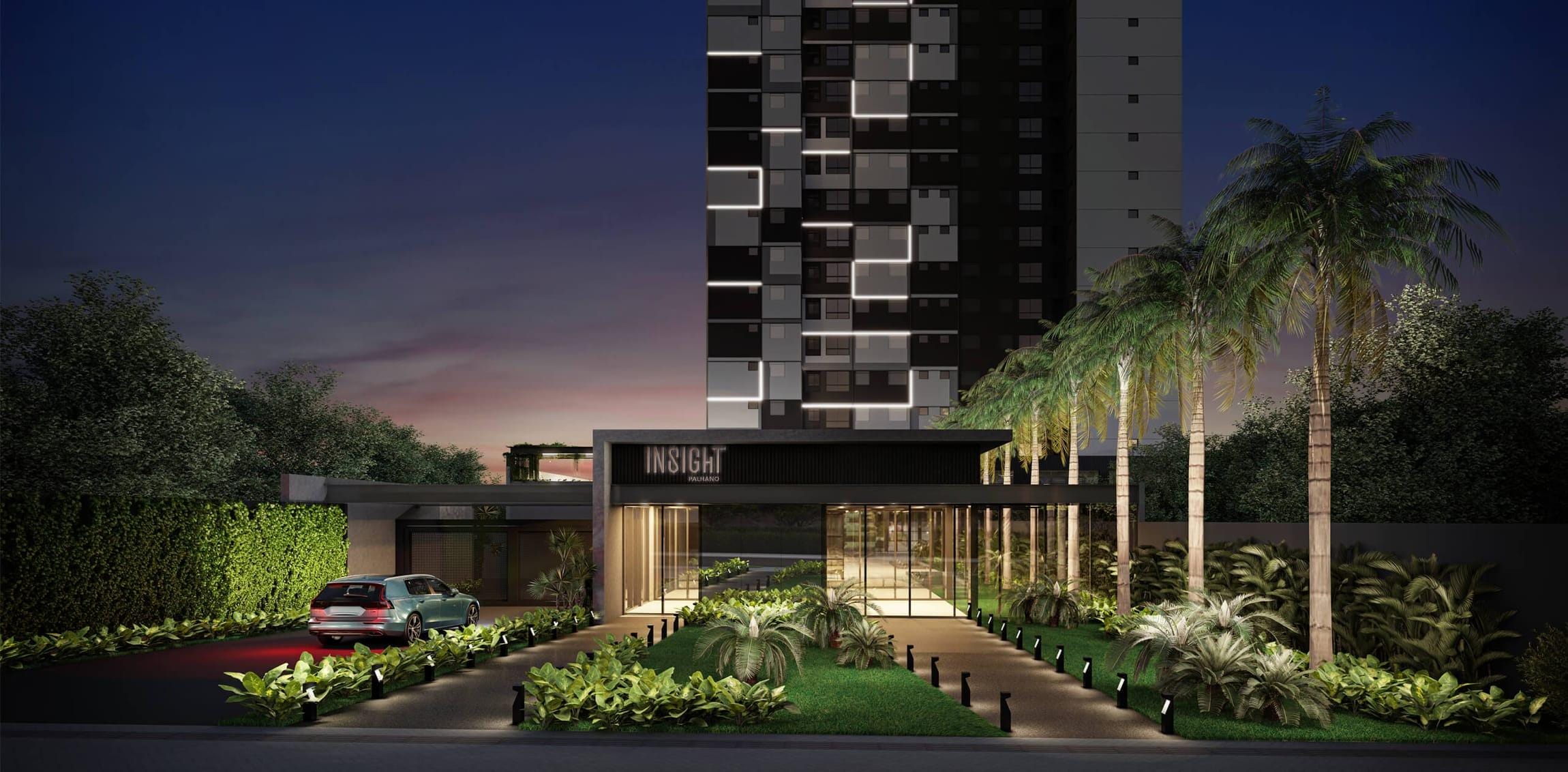 Apartamento novo à venda, Edifício Insight Palhano, 87m² úteis, 3 Dormitorios sendo 1 suíte, 1 vaga, andar alto- Gleba Fazenda Palhano, Londrina,
