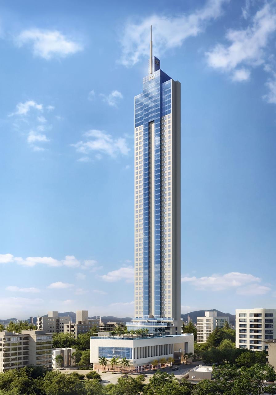 Apartamento direitos à Venda, em 100x direto com a construtora, 146m² úteis, vista mar, 4 quartos sendo 2 suítes, 3 vagas - Centro, Balneário Cam