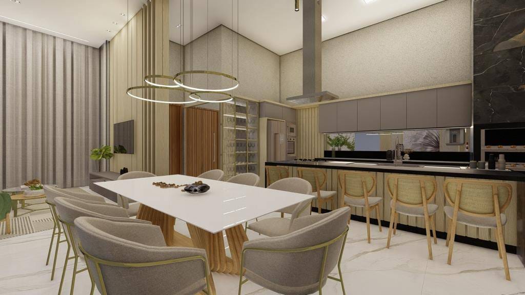 Casa à 173m² venda/3 suítes (sendo 1 master com closet)Piscina/4 vagas - Condomínio Legend Santa Rosa, Londrina, PR