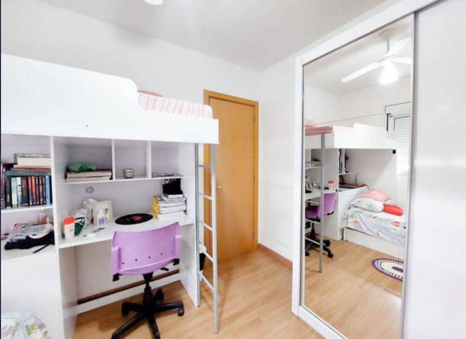 Apartamento à Venda, 95m² privativos, Edifício Tresor, 3 quartos sendo 1 suíte, todo planejado-  Gleba Fazenda Palhano, Londrina, PR