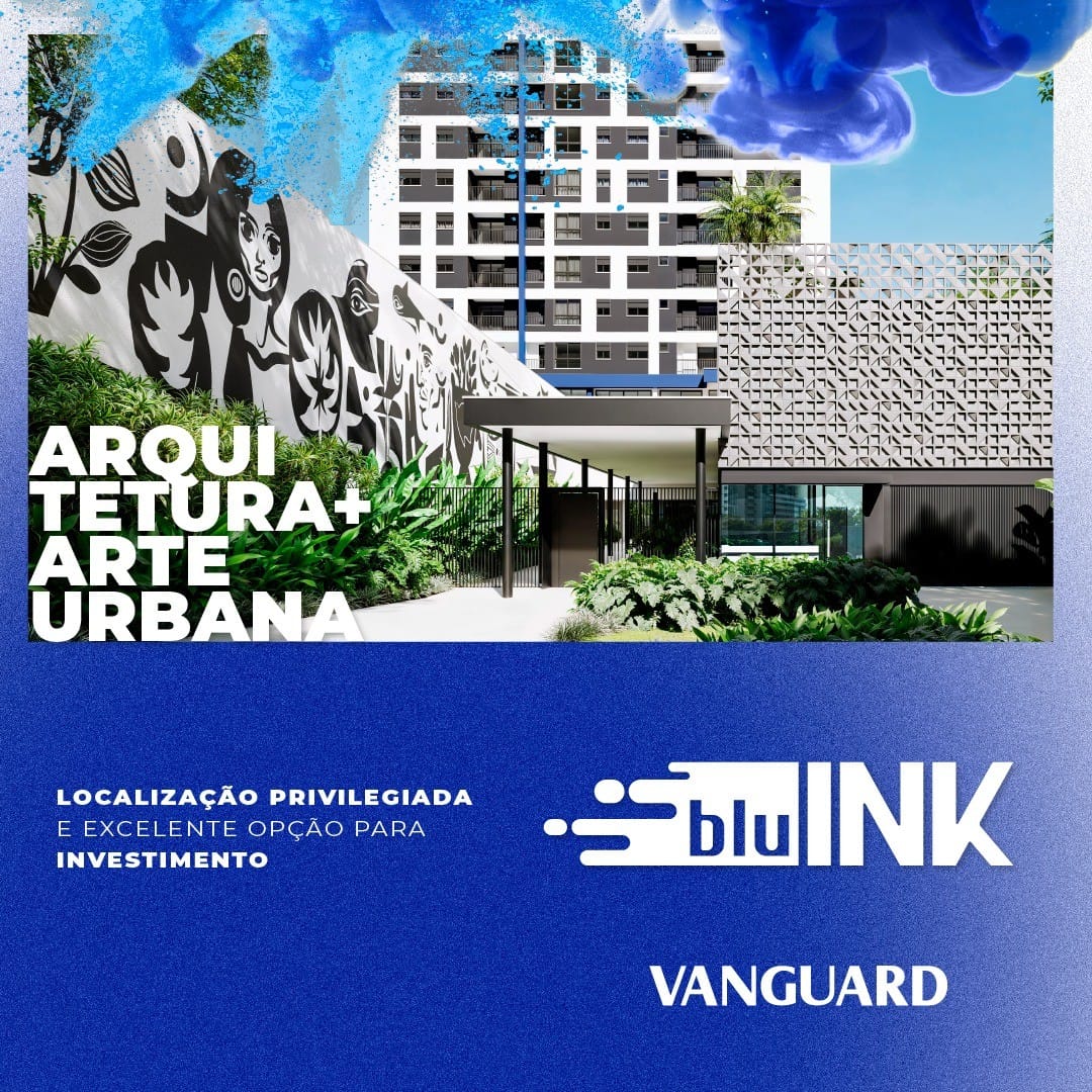 Apartamento na planta, Edifício Blu Ink, 62m² úteis, 2 quartos sendo 1 suíte, andar alto- Gleba Palhano  Londrina Pr