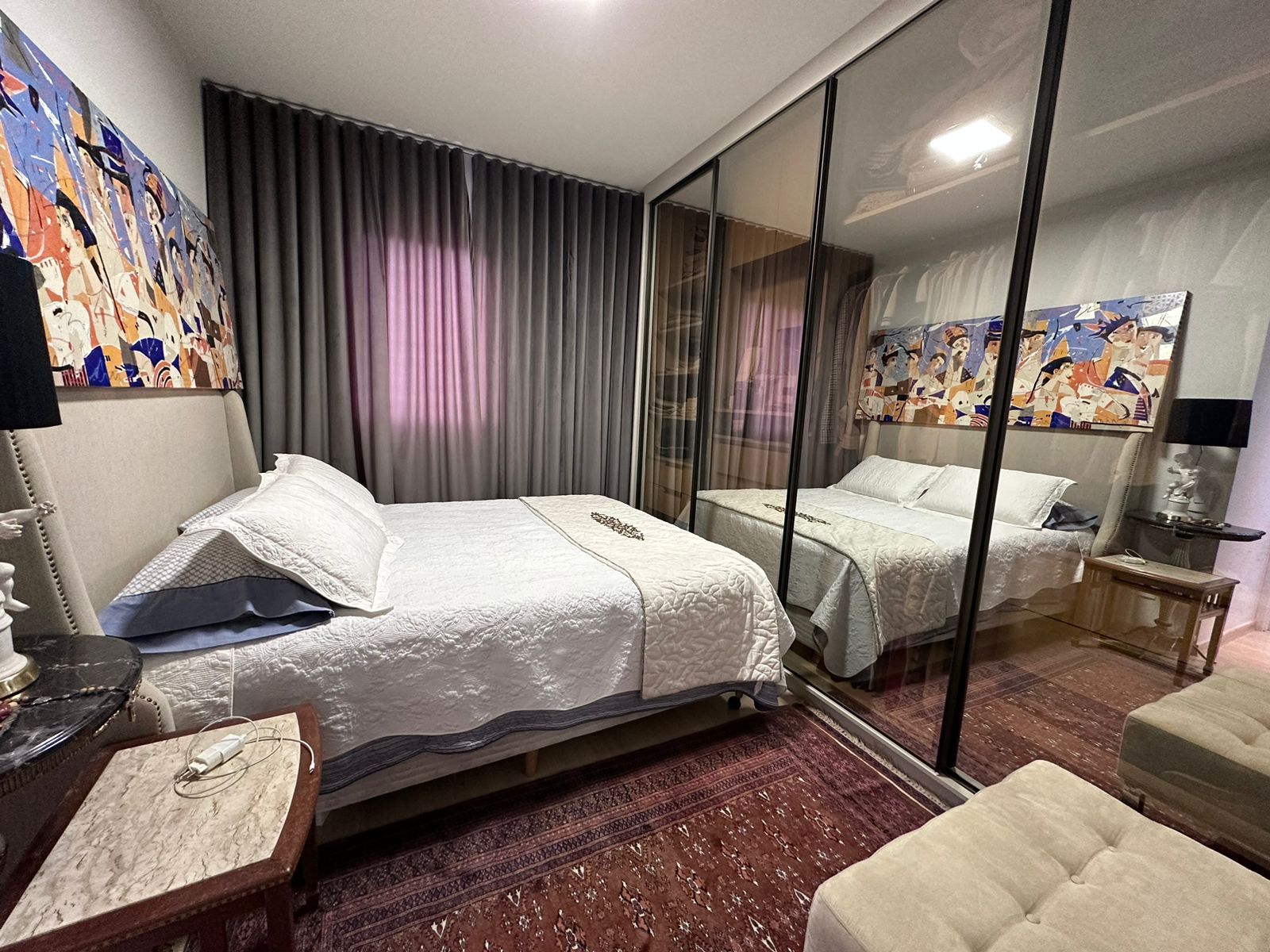 Apartamento à Venda, Edifício  Reserva Santana, 75m² úteis, 2 quartos sendo  1 suíte, mobiliado  - Gleba Fazenda Palhano- Londrina, PR