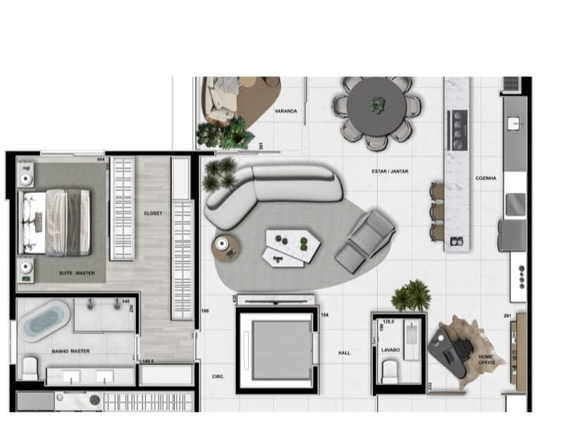 Apartamento à venda no Edifício GAIA, 3 suítes, vista lago, Nikko, londrina- Paraná