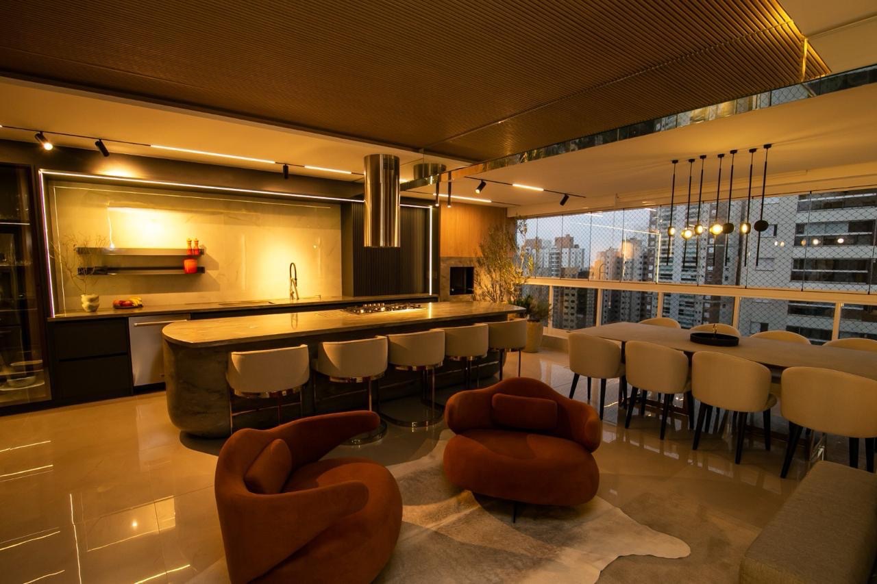 Apartamento a venda , Edifício Absoluto,  167m² úteis, 3 suites, todo planejado, andar alto, elevador privativo- Gleba Fazenda Palhano, Londrina,