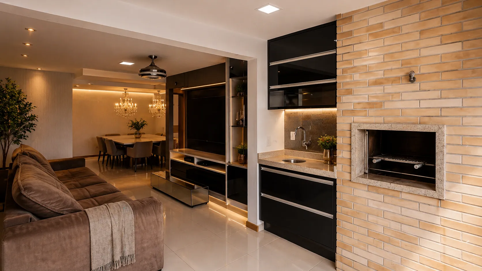 Apartamento à venda, 3 quartos sendo 1 suite, 99 m², Edifício Florais Eco Resort, Gleba Fazenda Palhano, Londrina, PR