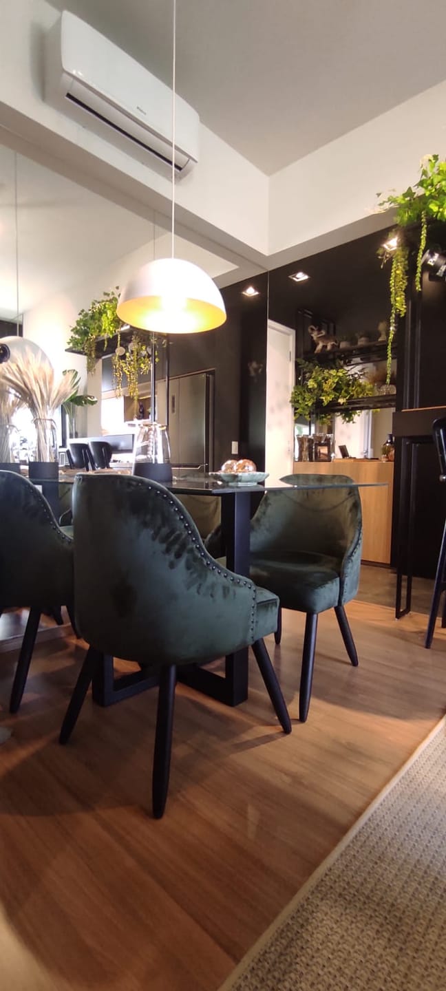 Apartamento a venda,Ed Sunset Faria Lima, 54m² úteis,2 quartos, móveis planejados, andar alto -  Gleba Fazenda Palhano, Londrina, PR