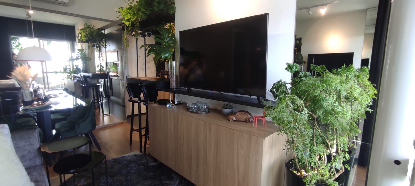 Apartamento a venda,Ed Sunset Faria Lima, 54m² úteis,2 quartos, móveis planejados, andar alto -  Gleba Fazenda Palhano, Londrina, PR