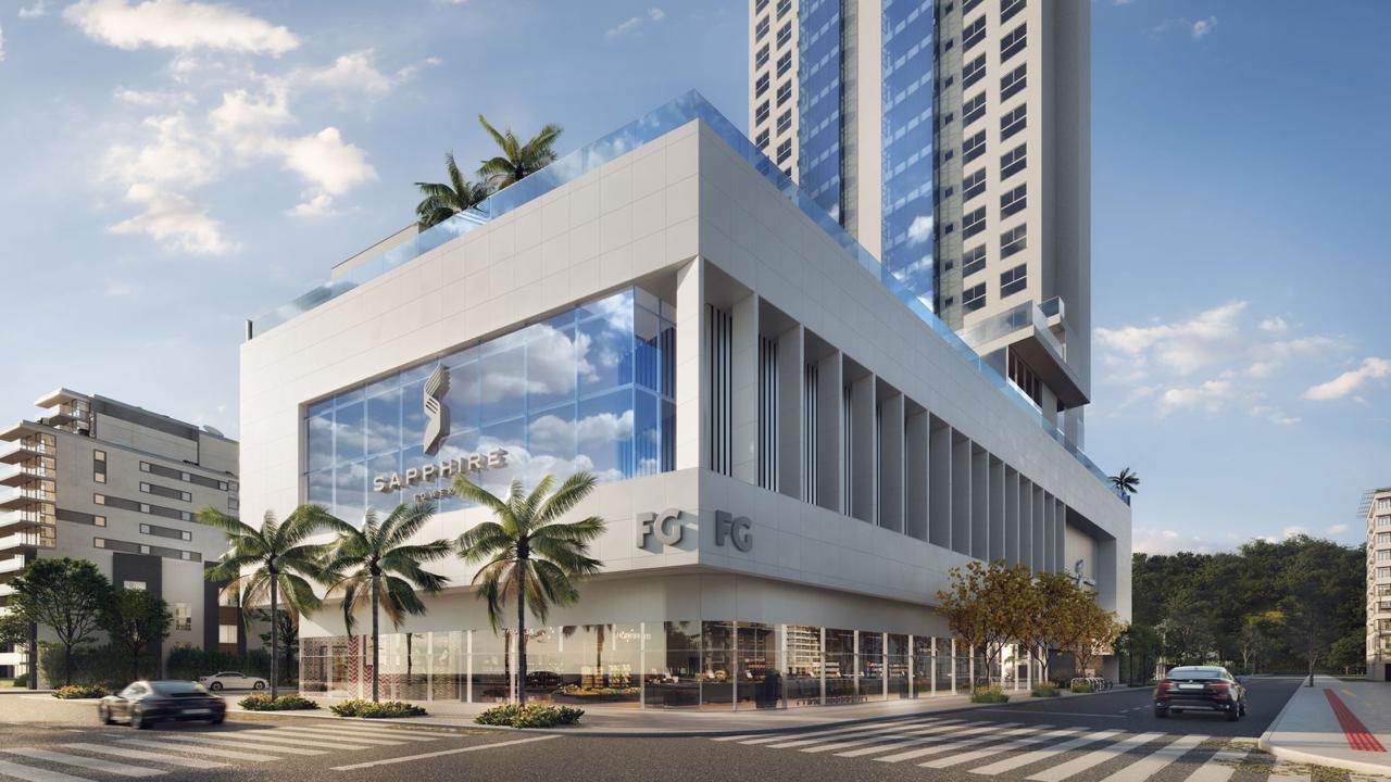 Apartamento direitos à Venda, em 100x direto com a construtora, 146m² úteis, vista mar, 4 quartos sendo 2 suítes, 3 vagas - Centro, Balneário Cam
