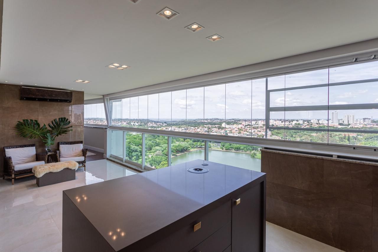 Apartamento a venda Edifício Ópera House, vista lago, 3 suites, 3 vagas ,andar alto - Jardim Londrilar, Londrina, PR