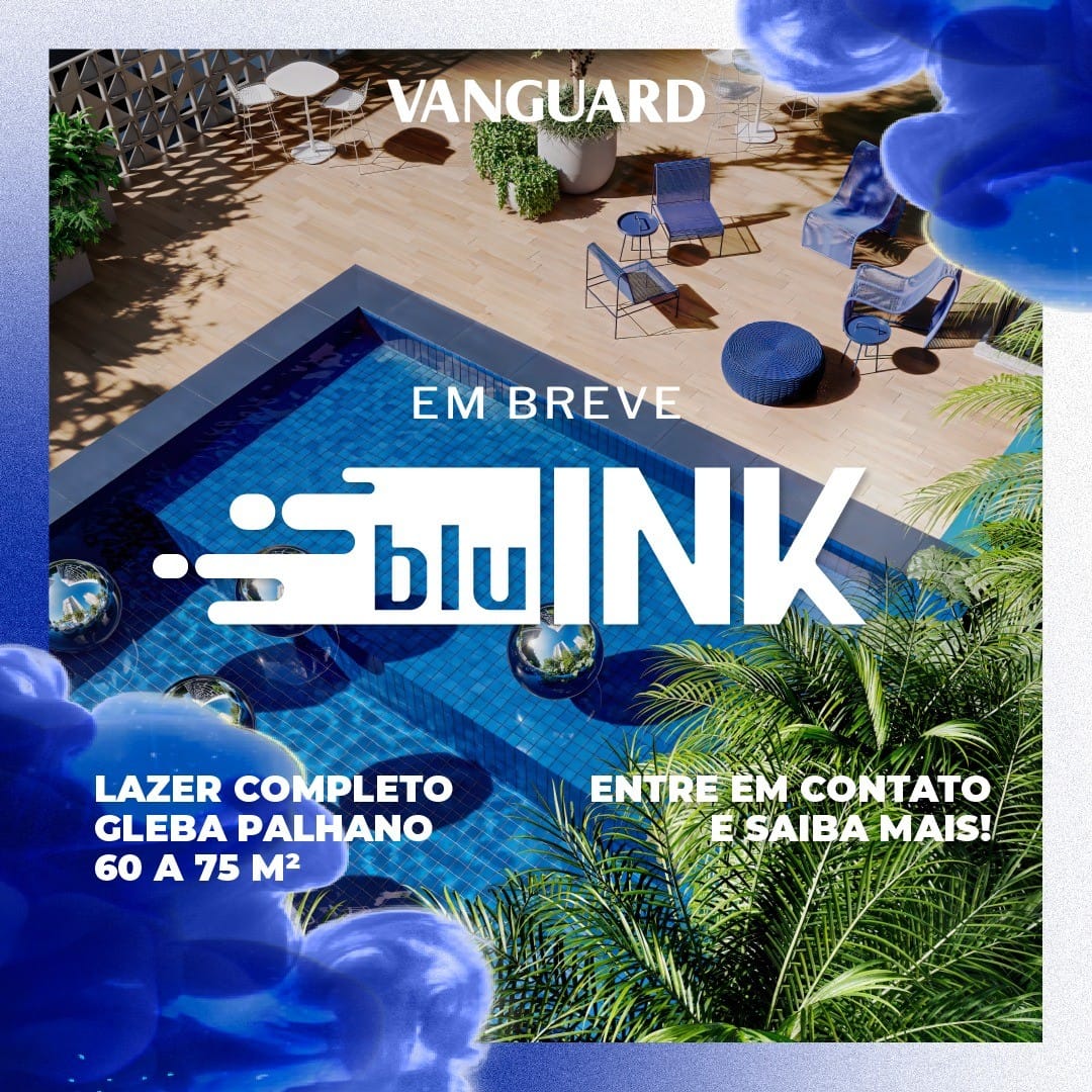 Apartamento na planta, Edifício Blu Ink, 62m² úteis, 2 quartos sendo 1 suíte, andar alto- Gleba Palhano  Londrina Pr